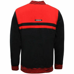 Warrior Graphic Mens Black/Red Bomber Jacket