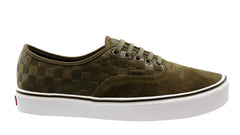 Vans Checkerboard Mens Green Plimsolls