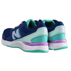 New Balance 680v6 Kids Blue Trainers