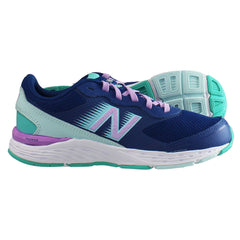 New Balance 680v6 Kids Blue Trainers