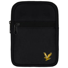Lyle & Scott Adjustable Mens Black Messenger Mini Bag