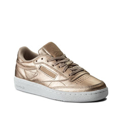 Reebok Club C38 Melted Womens Metal Gold Trainers