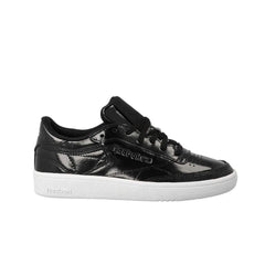 Reebok Club C85 Patent Womens Black Trainers