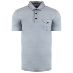 Armani Jeans Regular Fit Mens Light Blue Polo Shirt