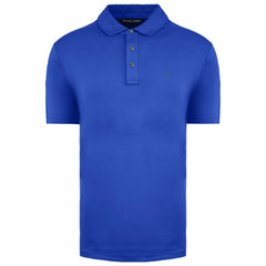 Michael Kors Logo Mens Blue Polo Shirt