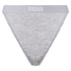 Gymshark Cotton Womens Grey Thong