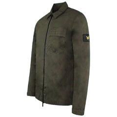Lyle & Scott Overshirt Utility Mens Khaki Jacket