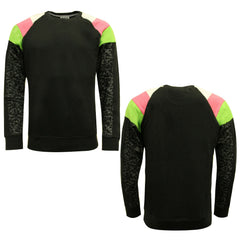 Reebok Logo Womens Black Sweater