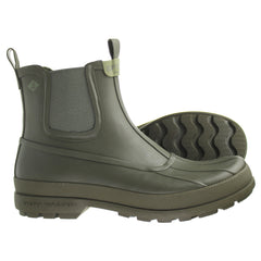 Sperry Cold Bay Mens Green Chelsea Boots