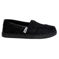 Toms Classic Kids Black Espadrilles