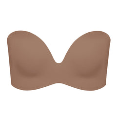 Wonderbra Utlimate Strapless Womens Beige Push-Up Bra