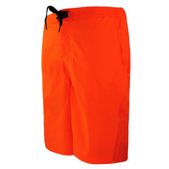 Warrior Logo Mens Neon Orange Swim Shorts