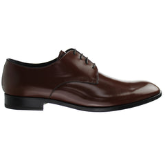 Emporio Armani Terracotta Formal Mens Brown Shoes