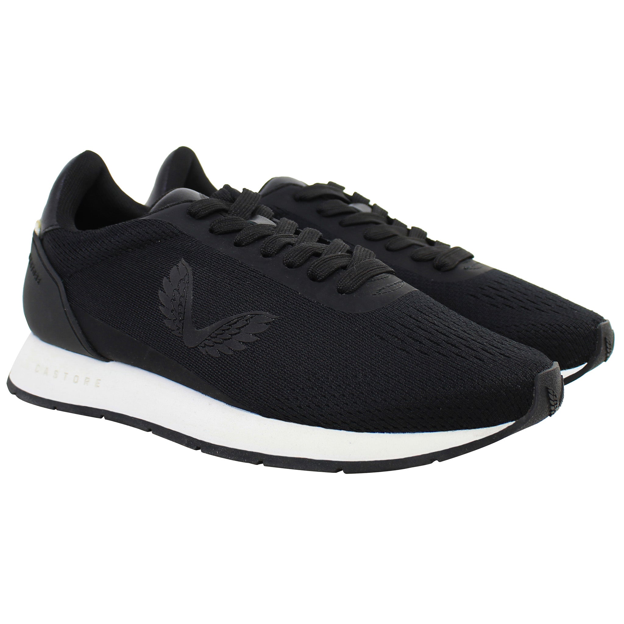 Castore Retro Mens Black Running Shoes