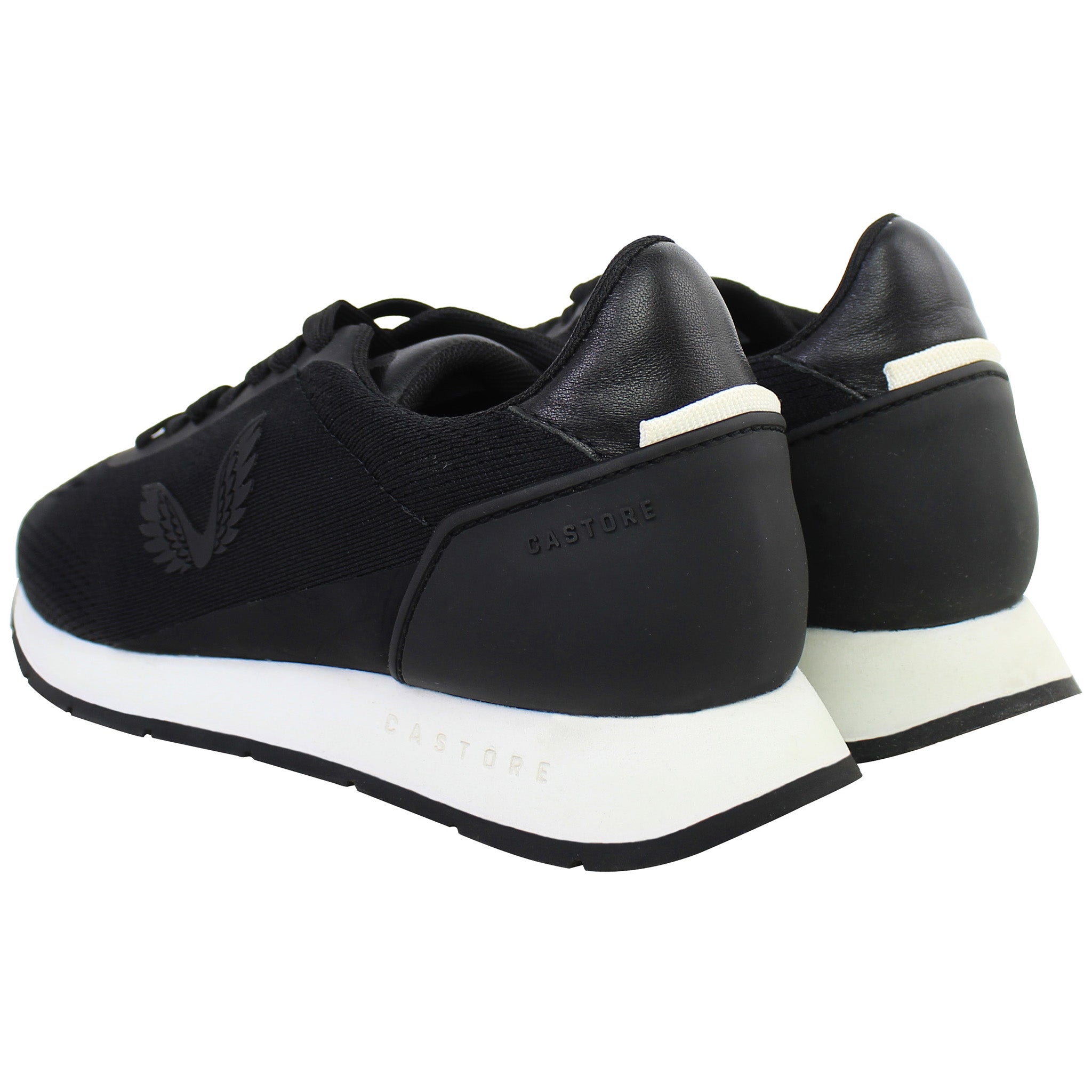 Castore Retro Mens Black Running Shoes
