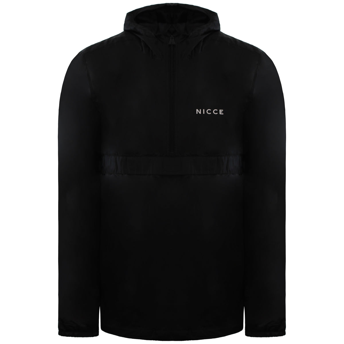 Nicce Cora Mens Black Kagoule Jacket