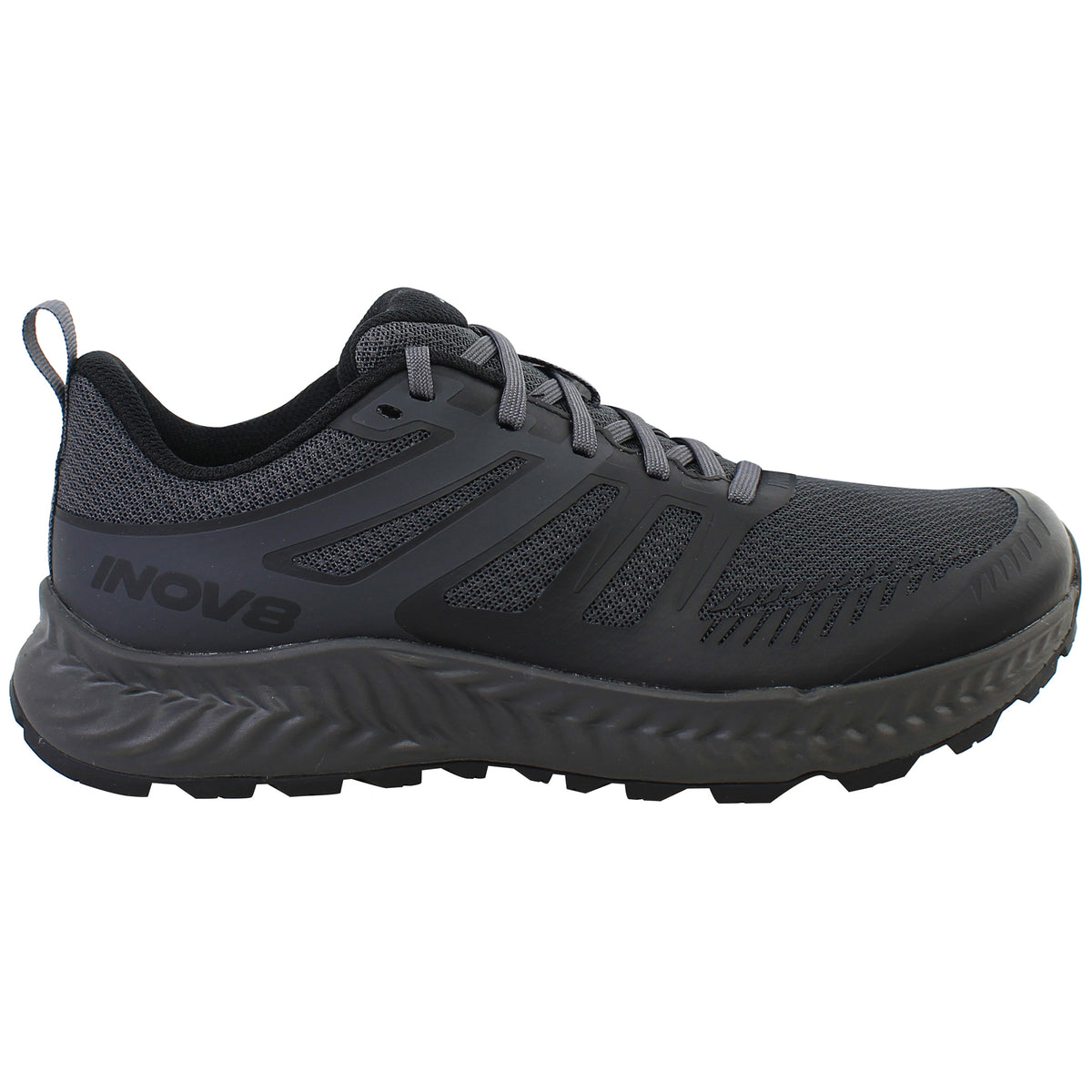 Inov-8 Trailfly Mens Black Running Shoes (Wide Fit)