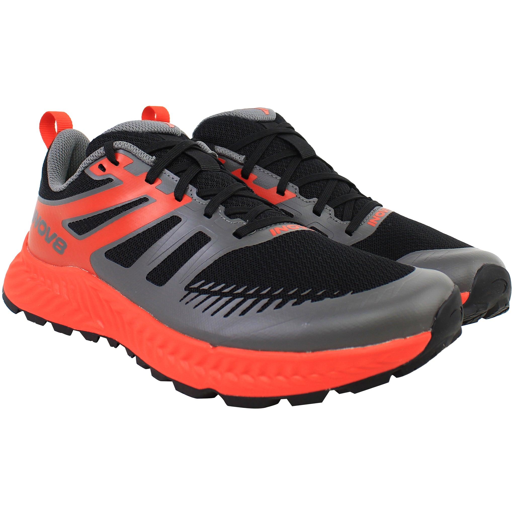 Inov-8 Trailfly Mens Black/Fiery Red Running Shoes