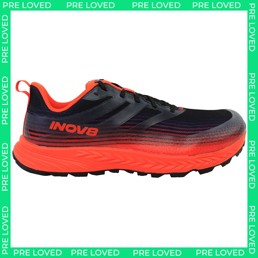 Inov-8 Trailfly Speed Mens Black/Fiery Red Running Shoes (Wide Fit) NO BOX