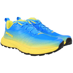 Inov-8 Trailfly Mens Blue/Yellow Running Shoes (Wide Fit)