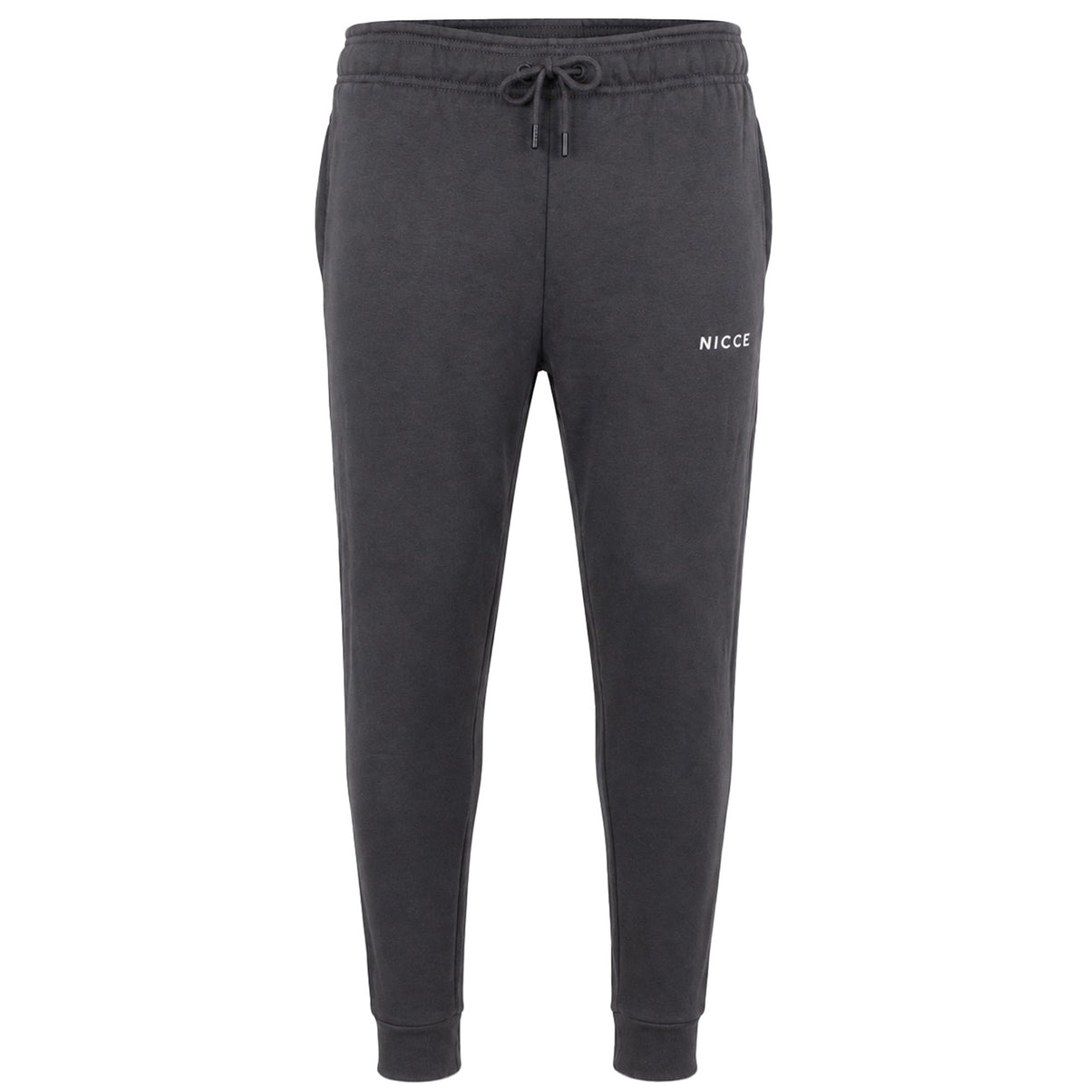 Nicce Original Logo Mens Dark Grey Track Pants