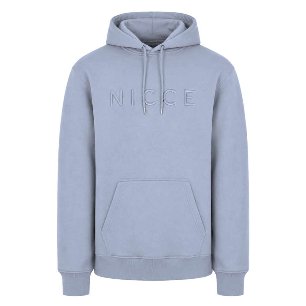 Nicce Mercury Mens Light Blue Hoodie