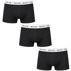 Nicce 3-Pack Trailstar Mens Black Boxer Shorts