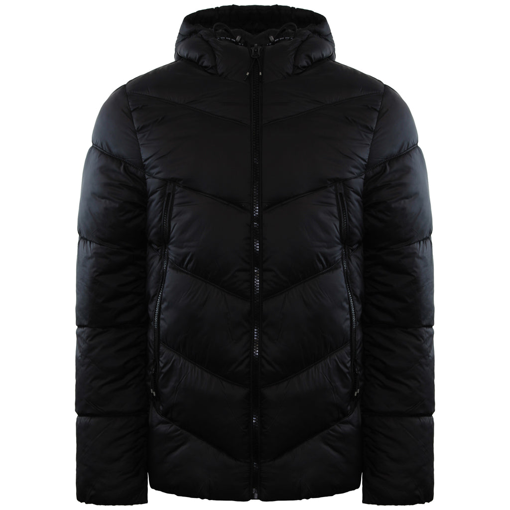 Nicce Canyon Mens Black Puffer Jacket