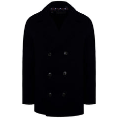 Ben Sherman Plain Mens Dark Navy Coat