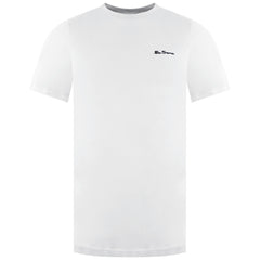 Ben Sherman Small Logo Mens White T-Shirt