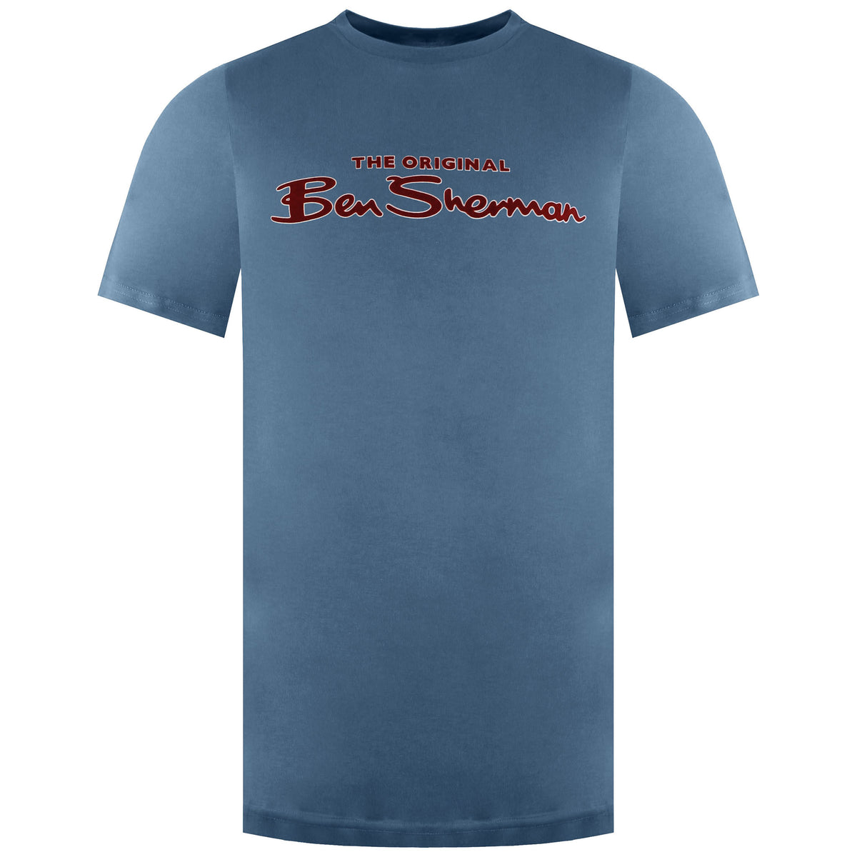 Ben Sherman Logo Mens Blue T-Shirt