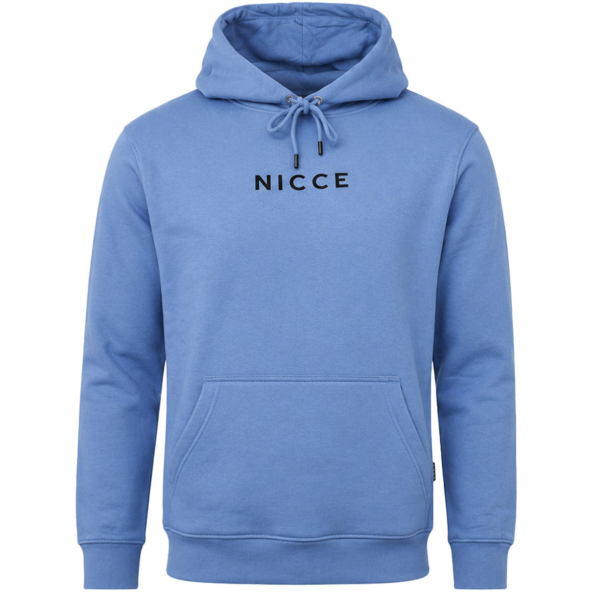 Nicce Centre Logo Mens Blue Hoodie