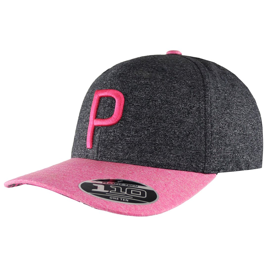 Puma Golf P110 Mens Grey/Pink Golf Cap