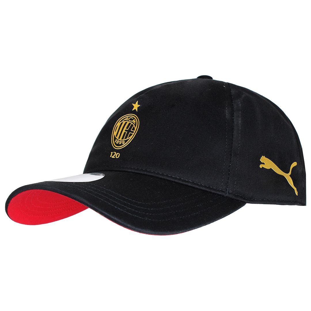 Puma AC Milan 120th Anniversary Mens Black Cap