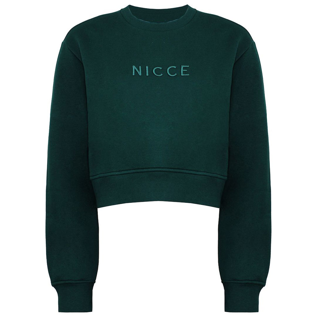 Nicce Era Womens Green Cropped Sweater