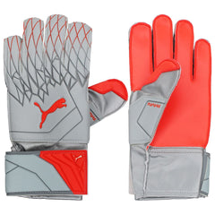 Puma Future Grip 19.4 Mens Grey/Orange Goalkeeper Gloves