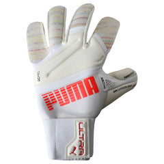 Puma Ultra Grip 1 Hybrid Pro  White Mens Goalkeeper Gloves