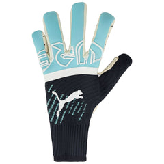 Puma Future Z Grip 1 Hybrid Spectra Mens Teal/White Goalkeeper Gloves