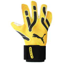 Puma Ultra Ultimate Hybrid Mens Yellow/Black Goalkeeper Gloves