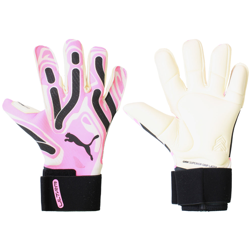 Puma Ultra Ultimate Hybrid Mens Pink Goalkeeper Gloves