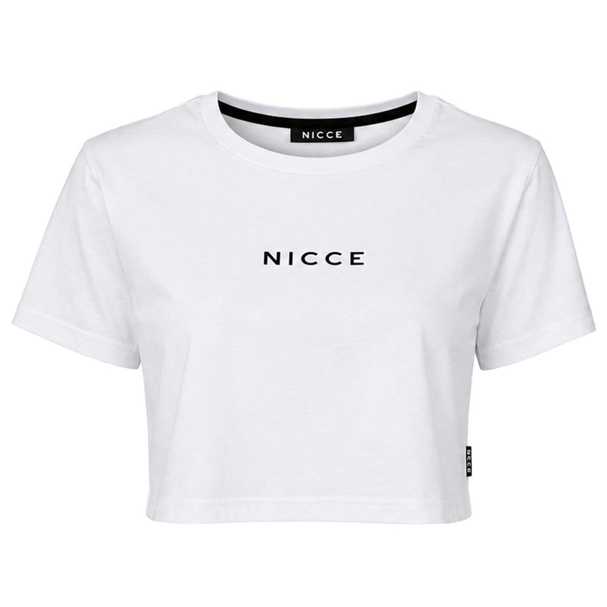 Nicce Mini Dia Womens White Crop Top