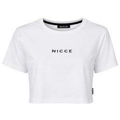 Nicce Mini Dia Womens White Crop Top