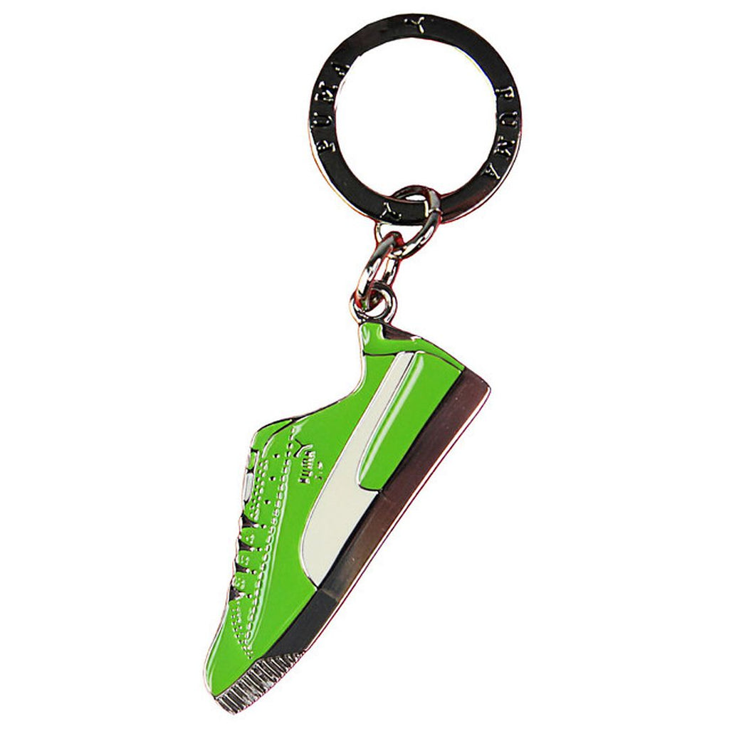 Puma Unisex Green Metal Keyring