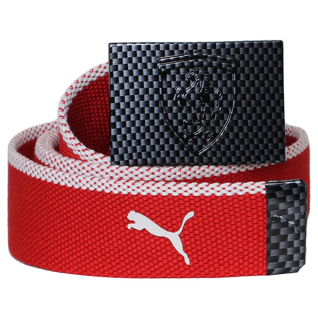 Puma Scuderia Ferrari Mens Red Belt