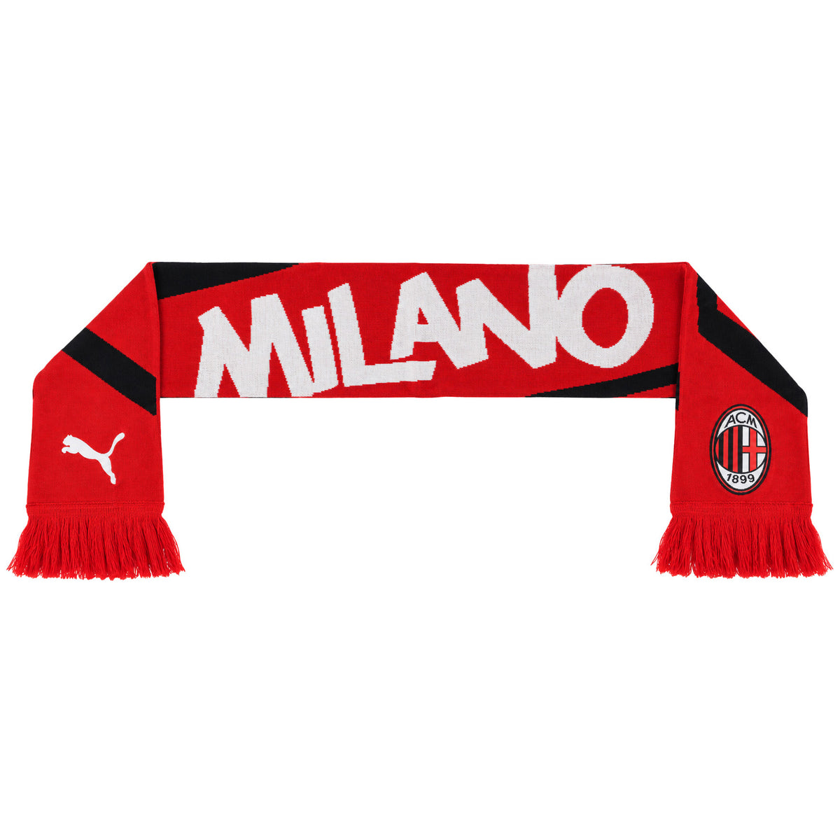 Puma AC Milan Red/White Scarf Fan