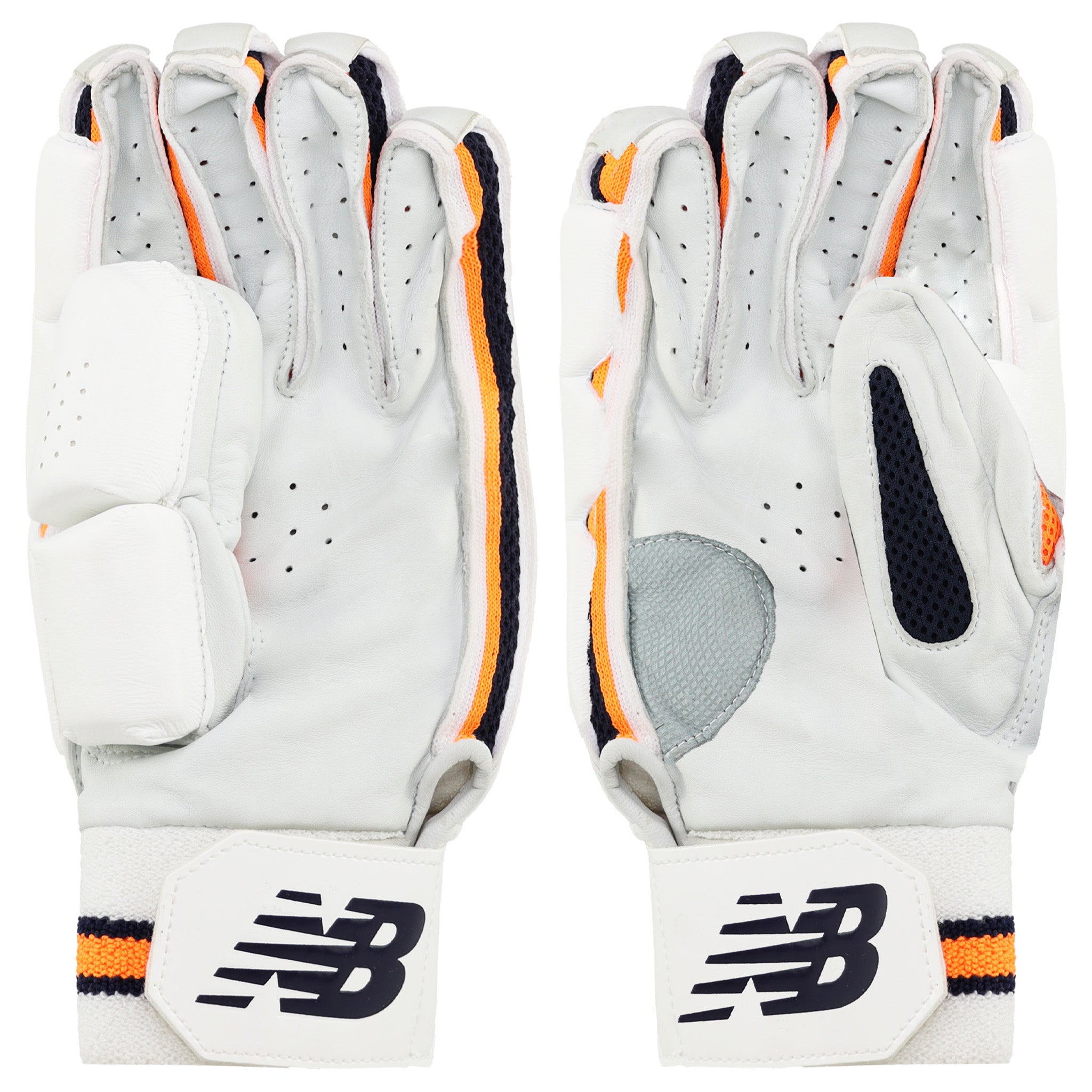 New Balance DC 1280 Youth White Cricket Batting Gloves