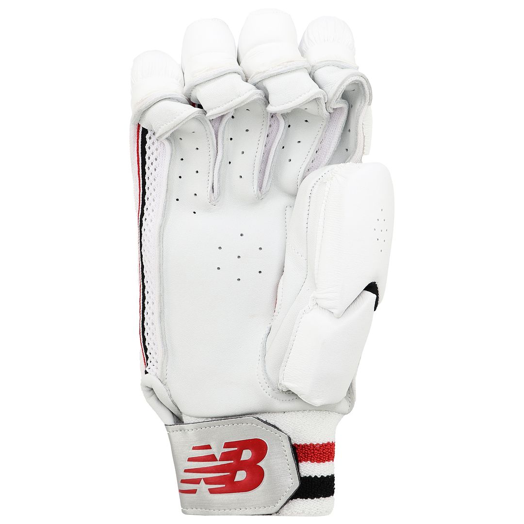 New Balance TC 1260 Kids Youth White Cricket Batting Gloves