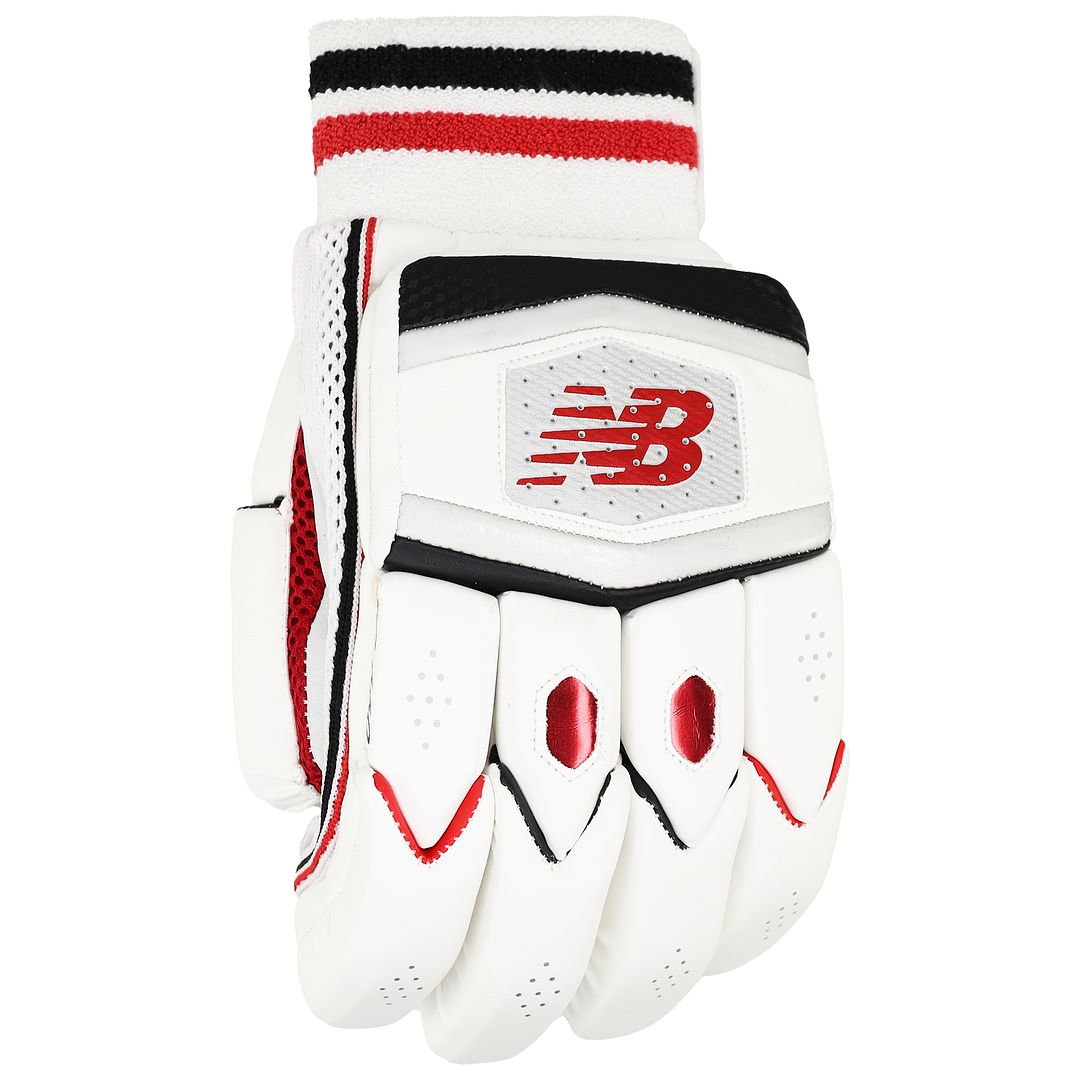 New Balance TC 660 Adults Mens White Cricket Batting Gloves