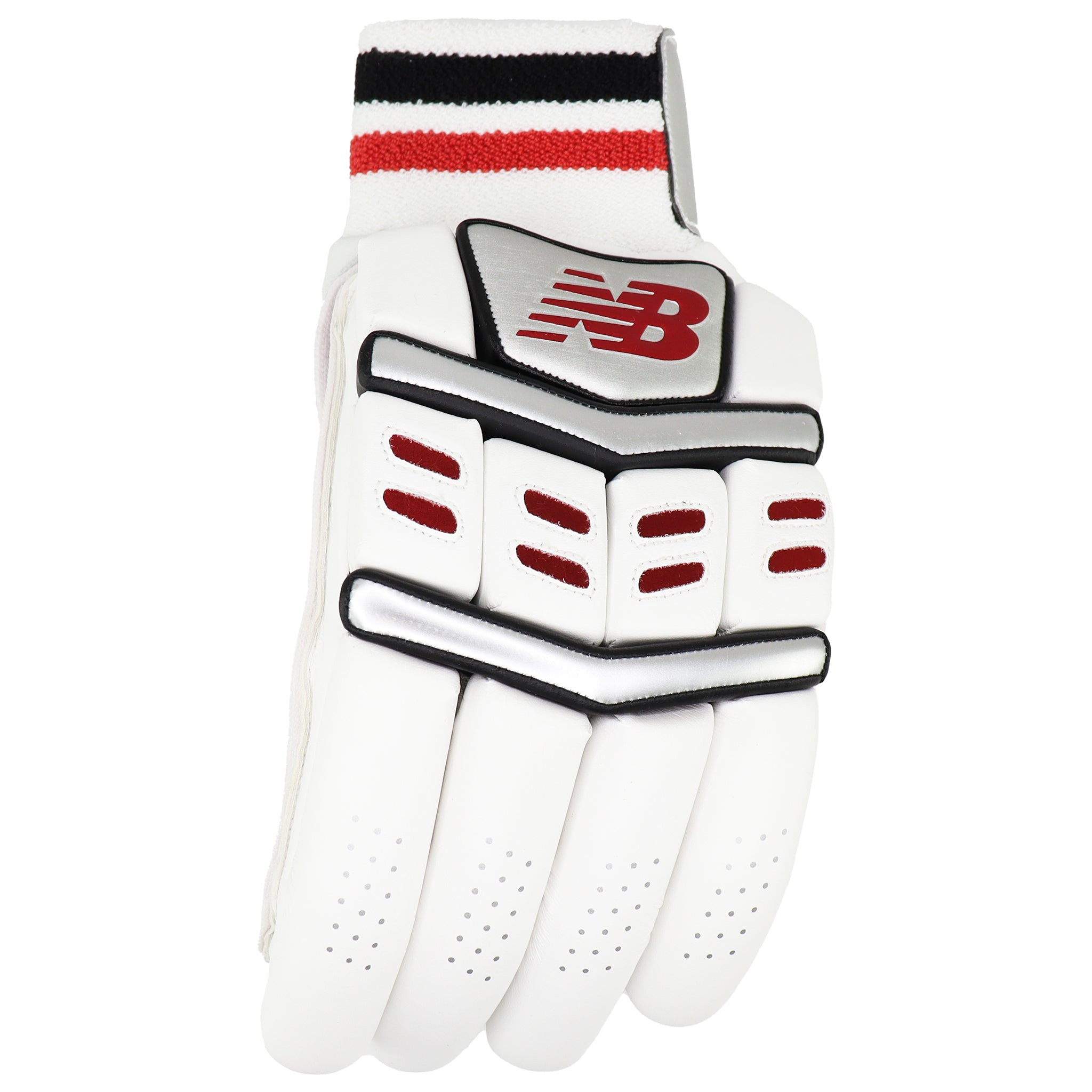 New Balance TC Pro Adult Mens White Cricket Batting Gloves