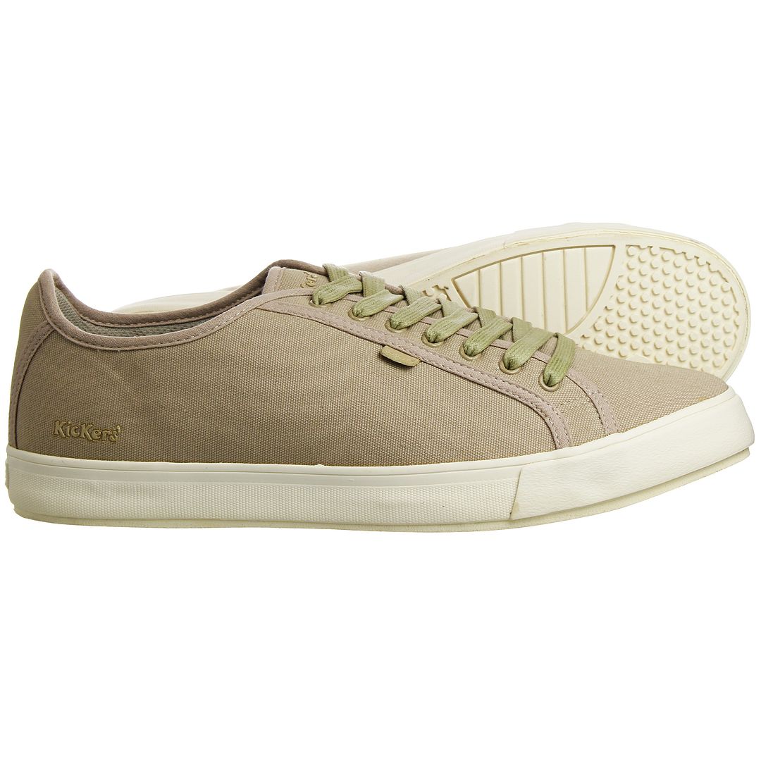 Kickers Tovni Lacer Mens Beige Trainers